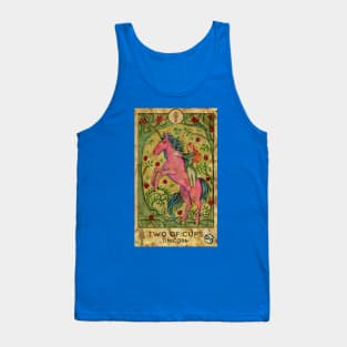 Two Of Cups. Minor Arcana Tarot Card Design. Tank Top